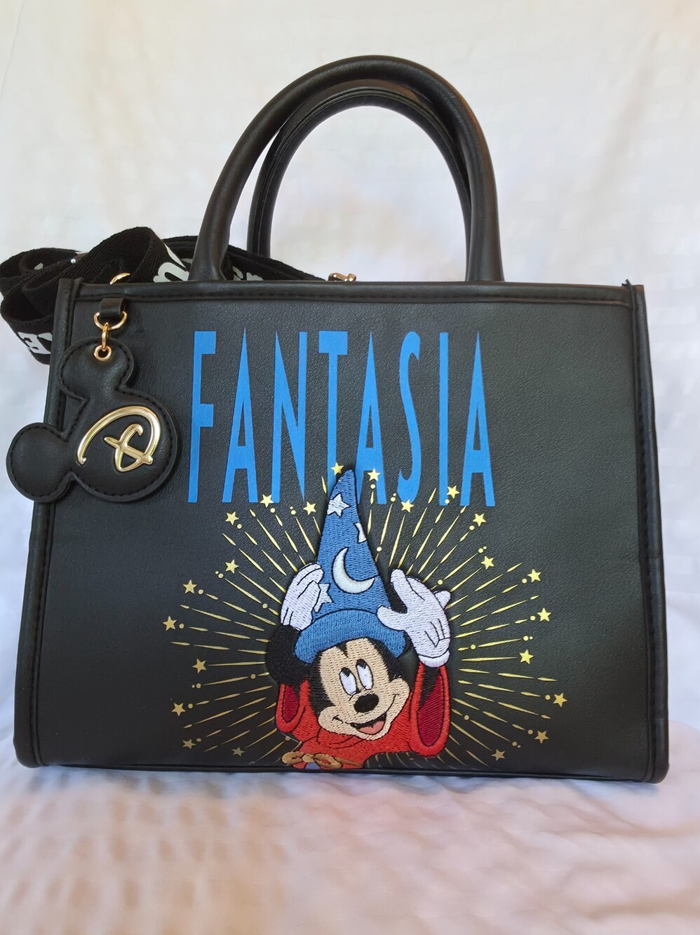 NWT Primark Disney Fantasia Sorcerer Mickey Hat Mini Tote Crossbody Bag Purse